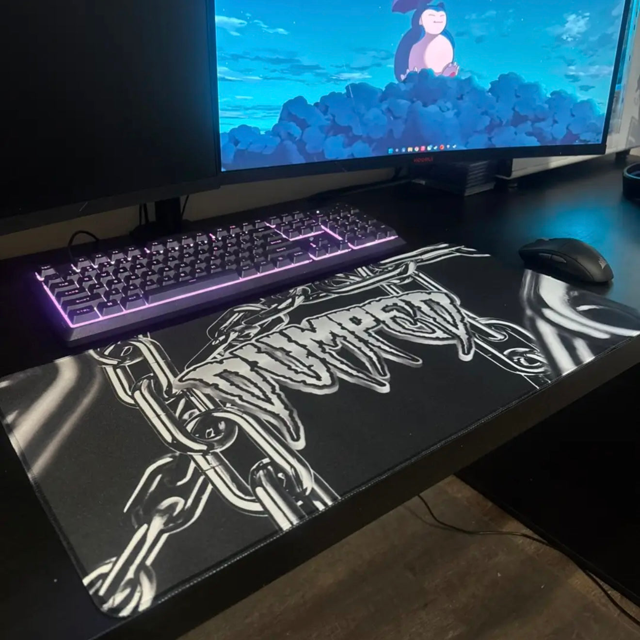 Chain mouse pad