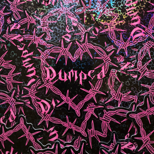 Reflective Dumped barbed wire sticker