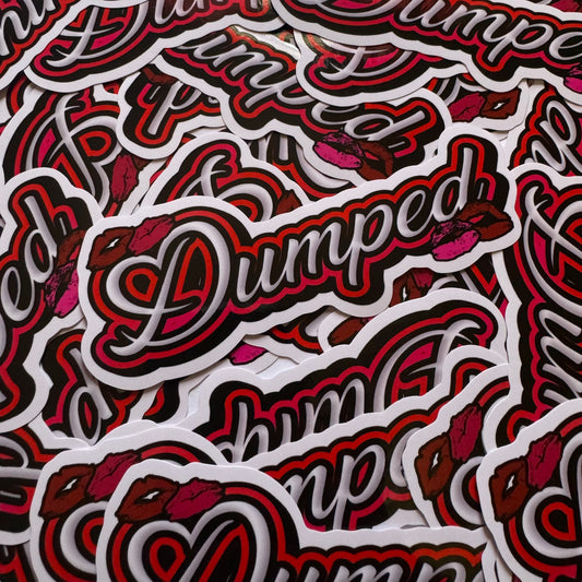Dumped Kiss Sticker