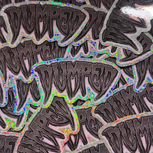 Og logo glitter sticker